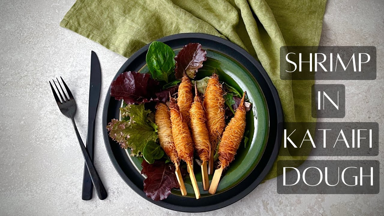 Delicious Shrimps in Kataifi Dough - With Recipe!